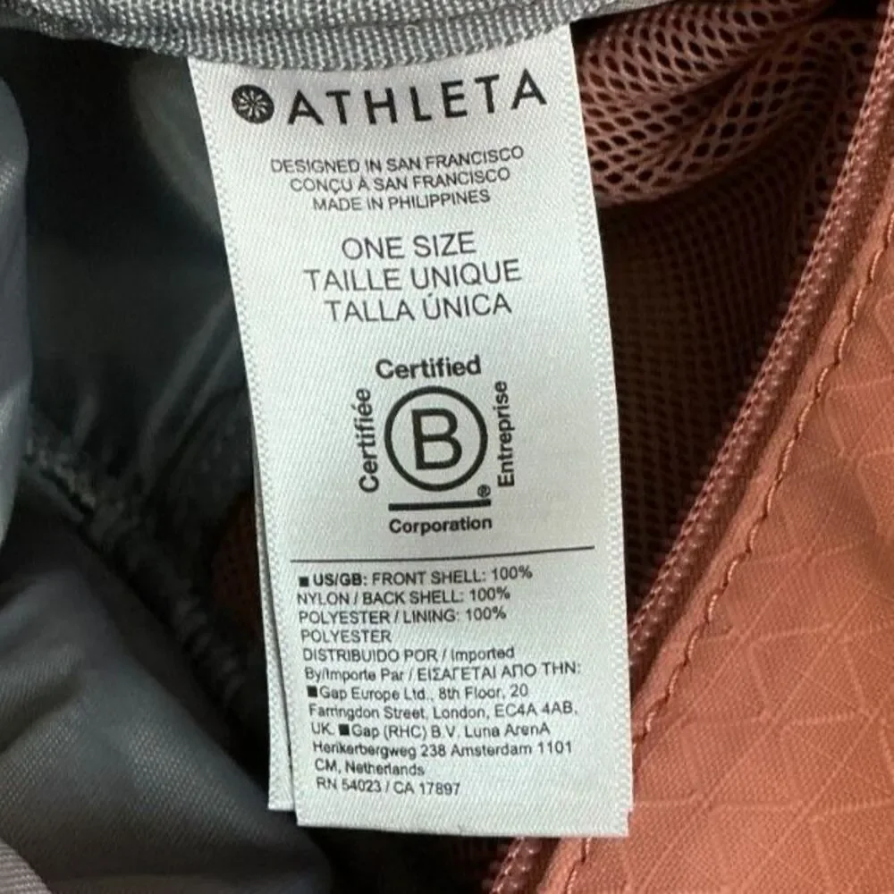 Athleta Excursion Backpack Snapdragon Rose Lightweight Hiking Travel Bag